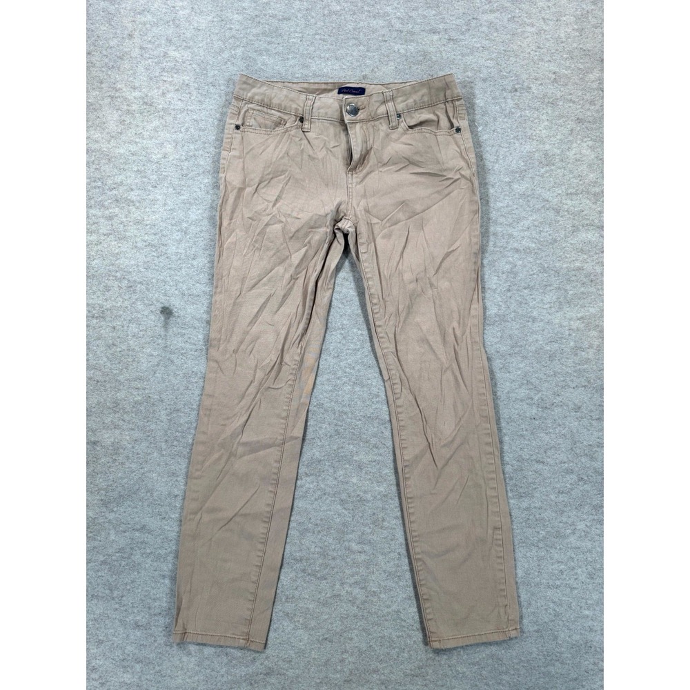 Red Camel Classic 5-Pocket Skinny Pants Womens 9 Beige Cotton Stretch Mid Rise
